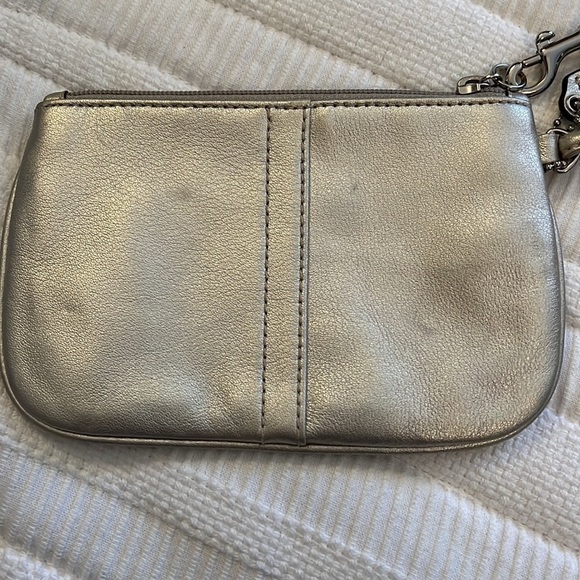 Coach Gold Wristlet Wallet - Picture 5 of 8